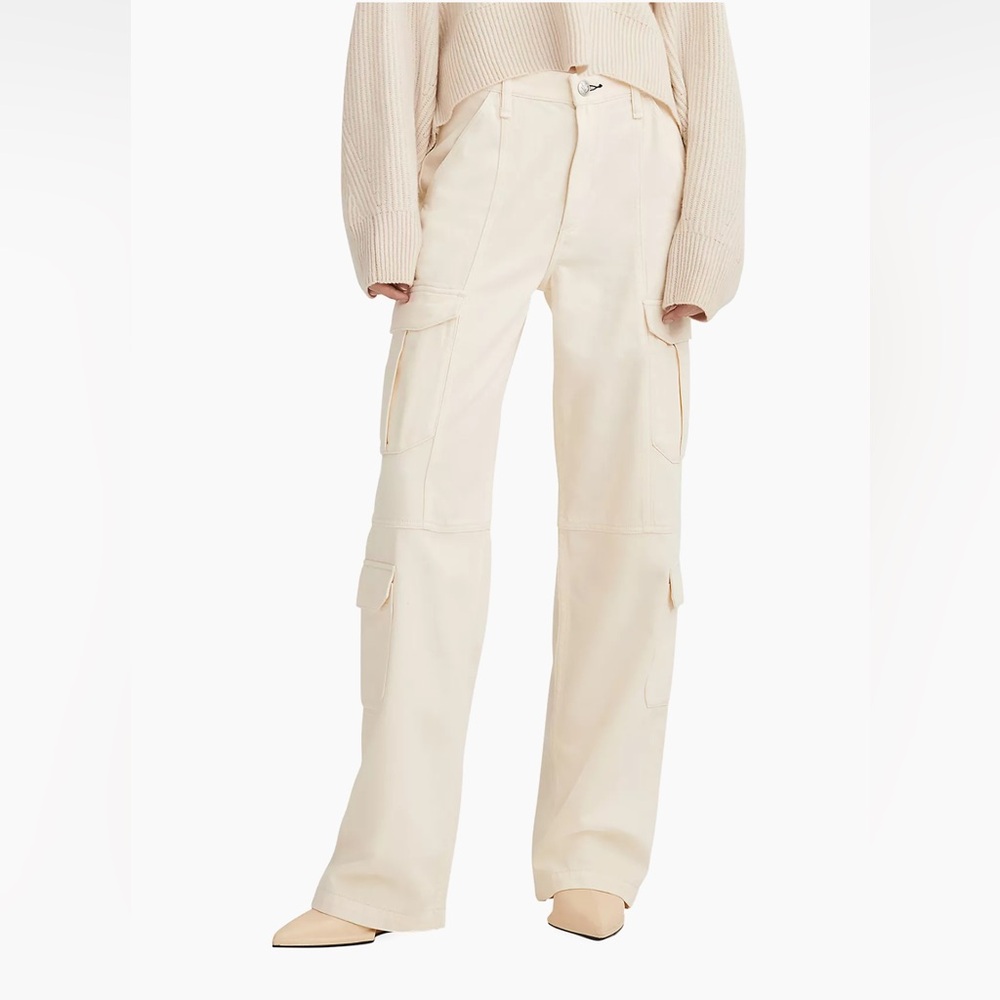 NWT rag & bone cailyn cargo pants ecru sz 26